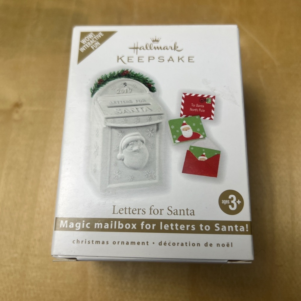 Hallmark Keepsake 2010 Magic Mailbox Letters for Santa Interactive Ornament